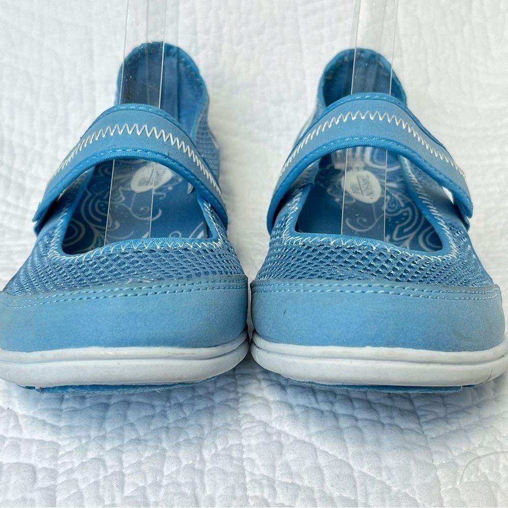 Danskin Now Womens Chaka Sz 7 Blue / White Slip On Mary Jane Sneakers Shoes - Picture 6 of 10